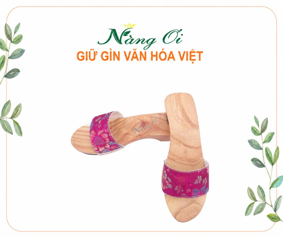 guốc mộc cao 5cm
